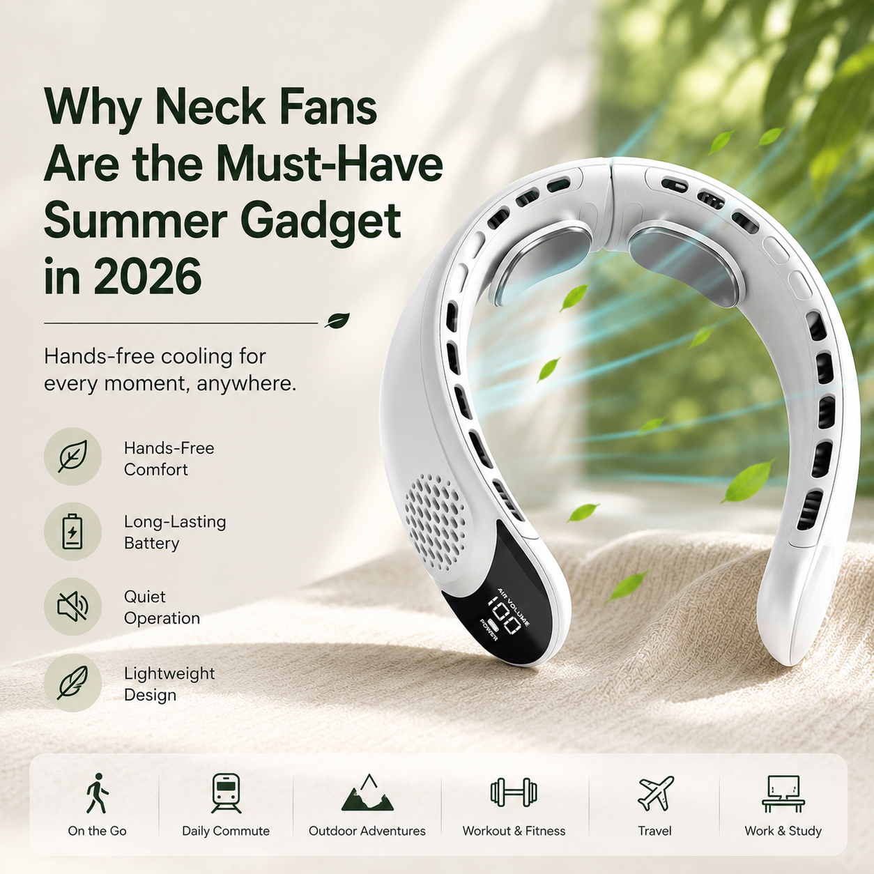 Why Neck Fans Are the Must-Have Summer Gadget in 2026