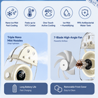 SYLFLARE Portable Ice Mist Cooling Fan with Humidifier