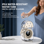 SYLFLARE Portable Ice Mist Cooling Fan with Humidifier