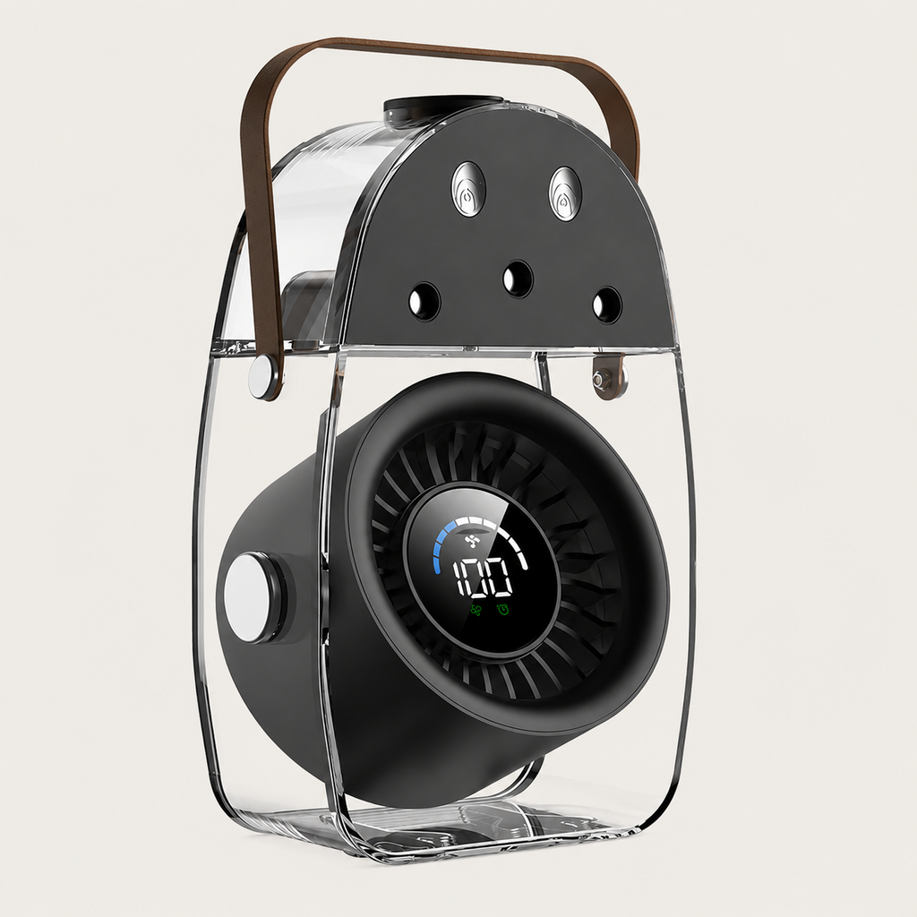 SYLFLARE Portable Ice Mist Cooling Fan with Humidifier