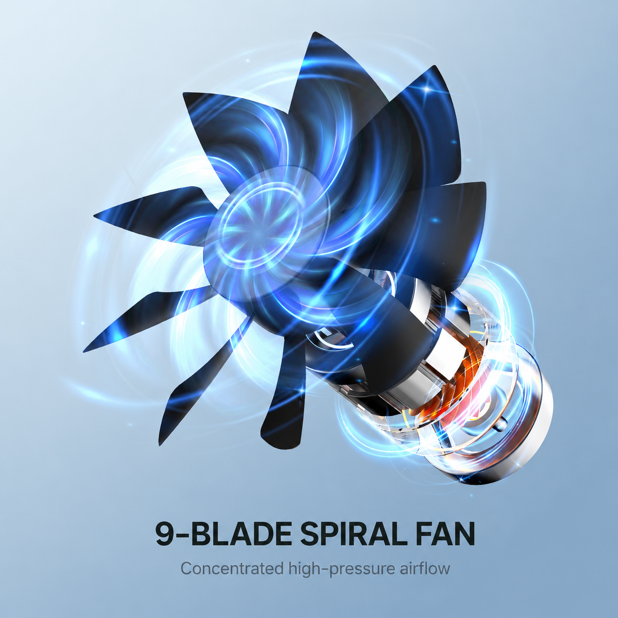 SYLFLARE Portable Evaporative Air Cooler with Mist – 5-Speed USB Rechargeable Desktop Fan