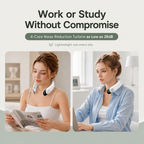 SYLFLARE Rechargeable Neck Fan – 3-Speed 4000mAh Hands-Free Personal Fan