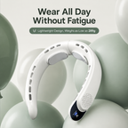 SYLFLARE Rechargeable Neck Fan – 3-Speed 4000mAh Hands-Free Personal Fan