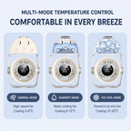 SYLFLARE Portable Ice Mist Cooling Fan with Humidifier