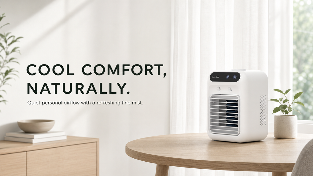 Cool comfort naturally product banner